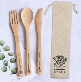 bamboo-cutlery-with-qld-govt-logo